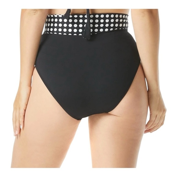 Coco Reef Riviera Dot Curve Tie High Waist Bikini Bottom NWT - Picture 3 of 6